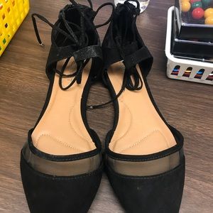 NEW WITHOUT TAGS Lane Bryant 9W lace up shoes